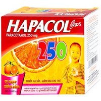 Bột Hapacol 250 DHG giảm đau, hạ sốt (24 gói)