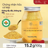 Bột hạt lanh hữu cơ nguyên chất nghiền nhỏ mịn giàu chất xơ