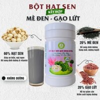 Bột hạt sen mè đen gạo lứt - Nông sản Trần Lan