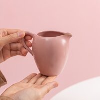 Bột hoa anh đào Ru Kiln Fair Cup Gốm sứ treo tay Teaware Ru Sứ Lát Cốc trà dinh dưỡng