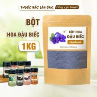 Bột hoa đậu biếc hữu cơ 1kg (Thanh lọc cơ thể, dưỡng nhan, tạo màu tự nhiên cho món ăn)