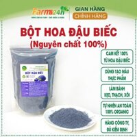 Bột hoa đậu biếc nguyên chất 100%, dùng nấu xôi, làm bánh, chè, rau câu, thạch dừa, tạo màu và mùi tự nhiên ATVSTP