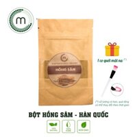 Bột hồng sâm Hàn Quốc nguyên chất MỘC - đắp mặt nạ ngăn ngừa lão hóa, tái tạo da, giúp da trắng mịn túi 10g