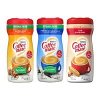 Bột kem không đường Nestle Coffee Mate (French Vanilla, Hazelnut, Original) (06/23)