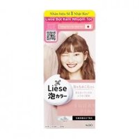 Bọt Kem Nhuộm Tóc Nâu Hồng Sugar Pink Liese 108ml