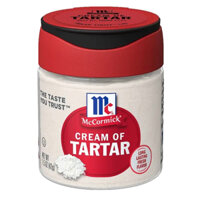 BỘT KEM TARTAR LÀM BÁNH McCormick Cream Of Tartar, Baking, Non GMO, 42g (1.5 oz)