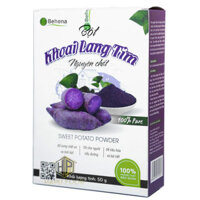 Bột Khoai Lang Tím Behena, được sản xuất bằng 100% khoai lang tươi