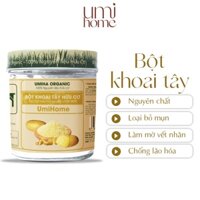 Bột Khoai Tây đắp mặt hữu cơ UMIHOME nguyên chất 135g dưỡng da trắng hồng, mịn màng hiệu quả