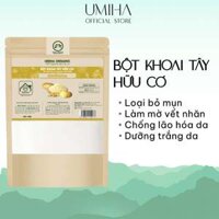 Bột Khoai Tây hữu cơ UMIHOME nguyên chất 40G mặt nạ bột đắp mặt dưỡng trắng hồng da, hỗ trợ làm sạch mụn hiệu quả tại nhà - Túi 40G