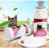 Bột Khử Mùi Hôi Cát Mèo - Men Khử Khuẩn BIOLINE Cat Litter Deodorizer 425gr