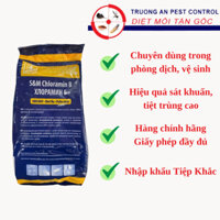 Bột khử trùng diệt khuẩn CLORAMIN B vệ sinh nhà cửa, chuồng trại, phòng dịch túi 1kg