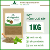 Bột lá húng quế tây 1kg sấy lạnh, bột basil nghiền mịn, gia vị nấu ăn - Chợ Thảo Dược Việt
