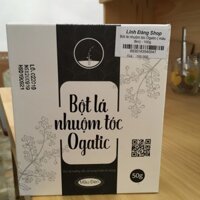 Bột lá nhuộm tóc màu đen - Không hóa chất