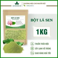 Bột lá sen nguyên chất 1kg (Hỗ trợ giảm mỡ máu, thanh lọc cơ thể, an thần) - Chợ Thảo Dược Việt