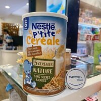Bột lắc Nestle Ptite Cereale 5 loại ngũ cốc 6m+ (400g)