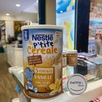 Bột lắc Nestle Ptite Cereale ngũ cốc & Vanila 6m+ (400g)