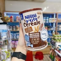 Bột lắc Nestle Ptite Cereale ngũ cốc & Cacao 6m+ (415g)