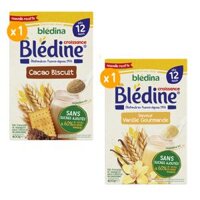 Bột lắc sữa Bledine Croissance 12m của Pháp cho trẻ từ 12 tháng tuổi hộp 400g