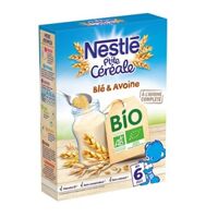 Bột Lắc Sữa Nestle BIO Lúa Mạch 6m+