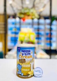 Bột lắc sữa Nestle Ptite Cereale 5 loại ngũ cốc & vanille 6th (415g)