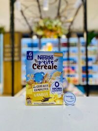 Bột lắc sữa Nestle P'tite Céréale ngũ cốc, yến mạch, vanille - 6th (270g)