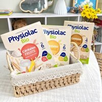 Bột lắc sữa Physiolac hữu cơ Pháp cho bé từ 4 tháng tuổi 200gr