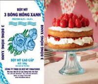 Bột làm bánh 3 Bông Hồng Xanh 500g
