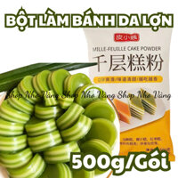 bột làm bánh da lợn bánh củ năng bánh hoa quế 500g ăn vặt handmade