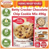 Bột làm bánh hỗn hợp pha sẵn betty crocker chocolate chip cookie mix 496g