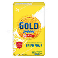 Bột Làm Bánh Mì Không Tẩy Trắng GOLD Medal Unbleached Bread Flour, Bịch 2.26 Kg (5 Lb.) - Vàng