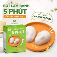 Bột làm bánh panna cotta cho bé Thỏ núng nính pha sẵn chỉ cần thêm sữa (3 gói x 20g)