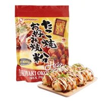 Bột Làm Bánh Takoyaki Okonomiyaki Mix Powder Yamamori 400G