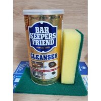 Bột Làm Sạch Đa Năng Bar keepers friend ( BKF ) sạch bong kính, vòi, xoong nồi, vết ố,...