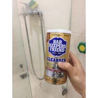 Bột làm sạch thần thánh - Bar keepers friend - sạch kính, vòi, xoong nồi, vết ố NK Mỹ BKF03