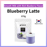 Bột Latte việt quất TACO số 1 Hàn Quốc 870g