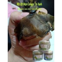 Bột lột mụn collagen trà xanh - Thiên Trang Beauty Handmade.