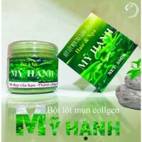 Bột lột mụn trà xanh collagen Mỹ Hạnh ,làm sạch mụn cám mụn đầu đen,chất bả nhờn ,50g