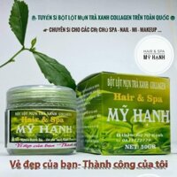 Bột lột mụn trà xanh collagen Mỹ Hạnh ,làm sạch mụn đầu đen,mụn cám, sợi bã nhờn,50g