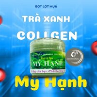 Bột lột mụn trà xanh collagen Mỹ Hạnh ,làm sạch mụn cám ,mụn đầu đen chất bả nhờn ,50
