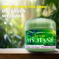 Bột lột mụn trà xanh collagen Mỹ Hạnh ,làm sạch mụn cám ,mụn đầu đen ,chất bả nhờn ,50g