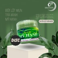 Bột lột mụn trà xanh collagen Mỹ Hạnh ,làm sạch mụn cám mụn đầu đen chất bả nhờn ,50g