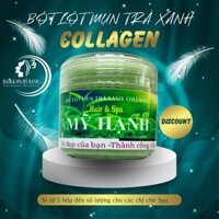 Bột lột mụn trà xanh collagen Mỹ Hanh , lấy mụn cám ,mụn đầu den,bụi bẩn trên da ,50g