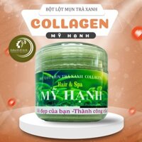 Bột lột mụn trà xanh collagen Mỹ Hạnh ,làm sạch mụn cám mụn đầu đen ,chất bả nhờn ,50g