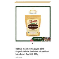 Bột lúa mạch đen nguyên cám