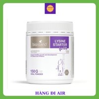 Bột Lysine Úc, Bột Tăng Cân Và Chiều Cao Lysine Bio Island - Lysine Starter Cho Bé Từ 1 Tháng Tuổi 150gr (Hàng Air Úc)