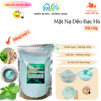 Bột Mặt Nạ Bạc Hà | Mặt Nạ Dẻo Bạc Hà Collagen Chuyên Dùng Cho Spa (Túi 1KG)