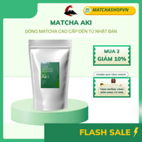 Bột Matcha AKI Nhập Khẩu Chính Hãng Nhật Bẩn, Dùng Trong Pha Chế, Uống Trà Làm Bánh, Làm Đẹp, Túi Lớn 500G - 1KG