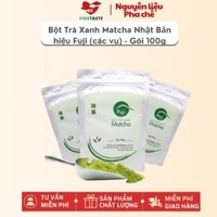 Bột Matcha Fuji 100g nguyên chất chuẩn chính hãng, bột siêu mịn, giảm cân, pha chế, dưỡng da đa năng