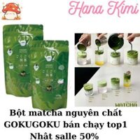 Bột Matcha nguyên chất GOKUGOKU vùng Kagoshima - Bột matcha GOKUGOKU 100g Nhật Bản