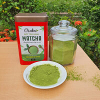 Bột Matcha ORAKA Nguyên chất 100% từ lá trà xanh Tân Cương Thái Nguyên - Chuẩn công nghệ Nhât Bản - Hộp 100G